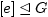 $ [e]\unlhd G$